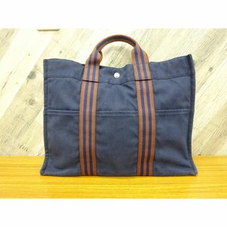 エルメス(HERMES)のK名073/ エルメス フールトゥ トートバッグ キャンバス (トートバッグ)