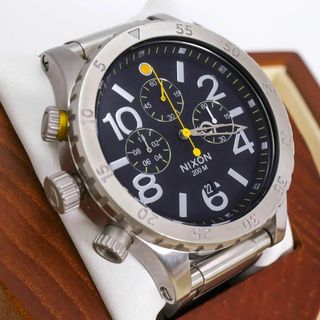 ニクソン(NIXON)の◆稼働 NIXON CHRONO 腕時計 クロノグラフ ビッグフェイス v(腕時計(アナログ))