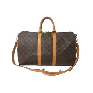 ルイヴィトン(LOUIS VUITTON)のLOUIS VUITTON ルイヴィトン ボストンバッグ キーポルバンドリエール45 モノグラム M41418 ブラウン ゴールド金具 美品 中古 64512(ボストンバッグ)