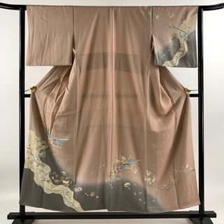 訪問着 身丈154cm 裄丈63cm 正絹 秀品 【中古】(着物)