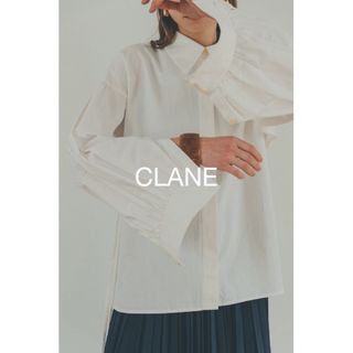 クラネ(CLANE)の22ss CLANE クラネ　サイドリボンシャツ　オーバーサイズ(シャツ/ブラウス(長袖/七分))