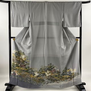 色留袖 身丈164cm 裄丈65cm 正絹 秀品 【中古】(着物)