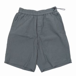 ATON WOOL LINEN TRAINING WIDE SHORTS(ショートパンツ)