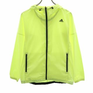 アディダス(adidas)のアディダス トレーニング 長袖 ジップパーカー OT イエロー adidas フロントジップ レディース(パーカー)