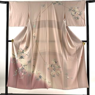 訪問着 身丈145cm 裄丈62cm 正絹 美品 名品 【中古】(着物)