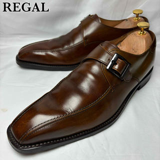リーガル(REGAL)の【定番】REGAL 04AR スワールトゥ シングルモンクストラップ(ドレス/ビジネス)