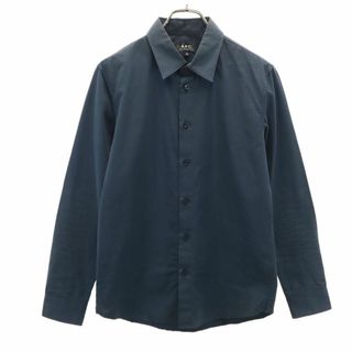 アーペーセー(A.P.C)のアーペーセー 長袖 シャツ XS ネイビー系 A.P.C. メンズ(シャツ)