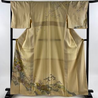 訪問着 身丈165.5cm 裄丈67cm 正絹 名品 【中古】(着物)