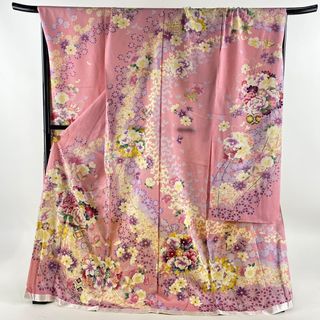 振袖 身丈178cm 裄丈73cm 正絹 逸品 【中古】(着物)