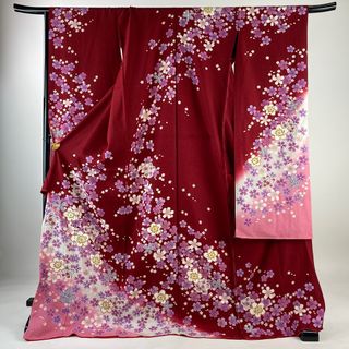 振袖 身丈180cm 裄丈69cm 正絹 美品 逸品 【中古】(着物)