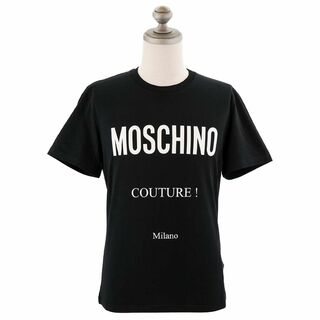 モスキーノ(MOSCHINO)のMOSCHINO 半袖Tシャツ ブラック サイズ50(Tシャツ/カットソー(半袖/袖なし))