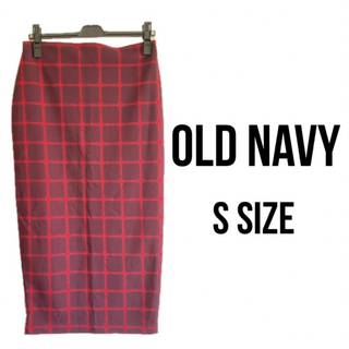 Old Navy - オールドネイビー　赤　スカート　タイトスカート
