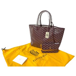 ゴヤール(GOYARD)の新品未使用 GOYARD ゴヤール サンルイPM トートバッグ STLOUIPMLTY09CL09P PVCコーティングキャンバス ボルドー 中古 64622(トートバッグ)