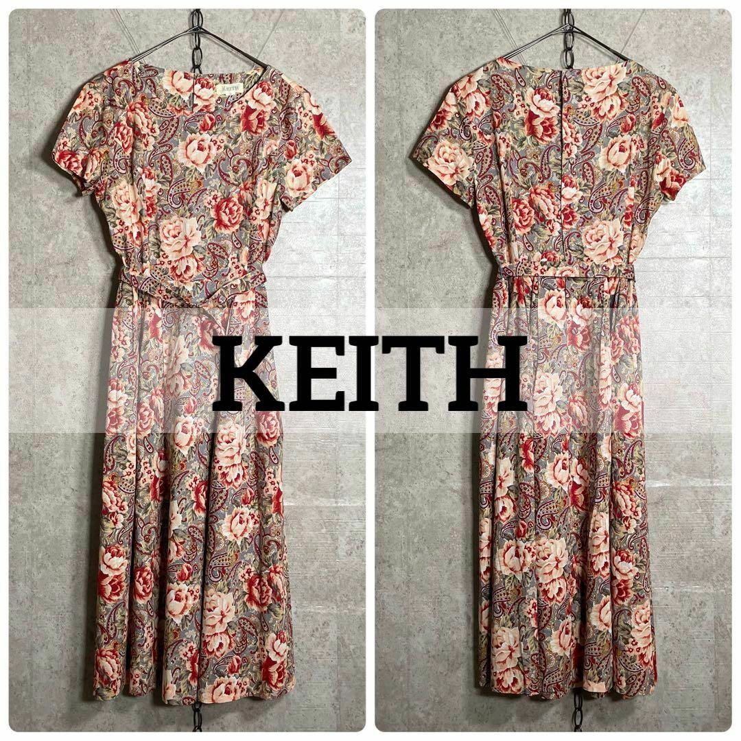 KEITH - 80s90sヴィンテージ KEITH 昭和レトロ 花柄ペイズリー KEITH - 80s90sヴィンテージ KEITH 昭和レトロ 花柄ペイズリー