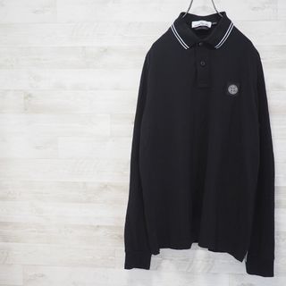 STONE ISLAND - STONE ISLAND 22SS L/S Polo-Black/XL