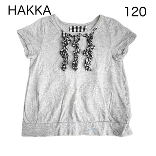hakka kids - HAKKA KIDS  半袖 Tシャツ 120 フリル チェック