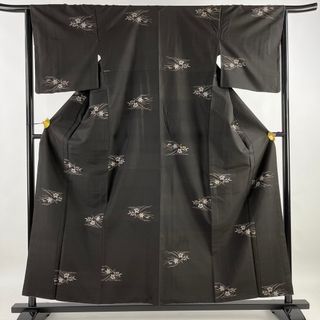 紬 身丈157cm 裄丈64cm 正絹 名品 【中古】(着物)