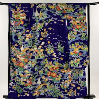 振袖 身丈158cm 裄丈66cm 正絹 名品 【中古】(着物)