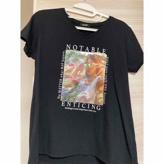 デザイン黒Tシャツ　SUREVE(Tシャツ(半袖/袖なし))