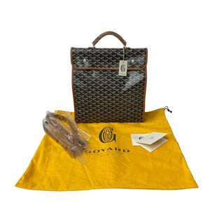 ゴヤール(GOYARD)の新品未使用 GOYARD ゴヤール リュック デイパック サンレジェ バックバック PVC レザー ブラウン 中古 64616(リュック/バックパック)