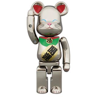 超合金 BE@RBRICK 招き猫 銀メッキ弐 200％(その他)