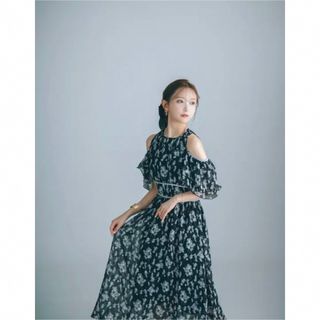 Crayme, - crayme 3way Sleeve Flower Dress