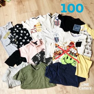 ユニクロ(UNIQLO)の子供服16点♡100センチ(Tシャツ/カットソー)