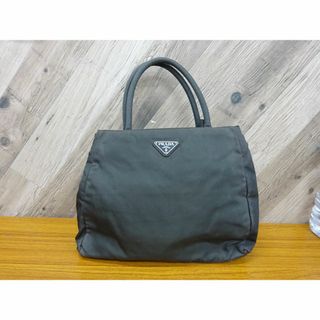 K名074/ PRADA ナイロン ハンドバッグ 