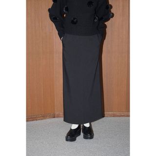 クラネ(CLANE)の2WAY ADJUST LOW WAIST SKIRT - BLACK(ロングスカート)