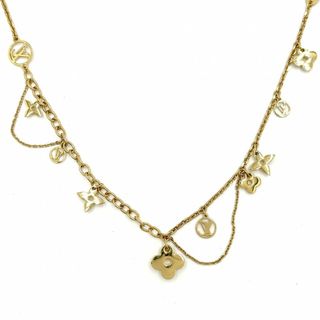 ルイヴィトン(LOUIS VUITTON)の【SALE】LOUIS VUITTON ルイヴィトン ネックレス モノグラムフラワー コリエブルーミング アクセサリー アジャスター付き    M64855 ゴールド レディース 約12.5g 美品【中古品】(ネックレス)