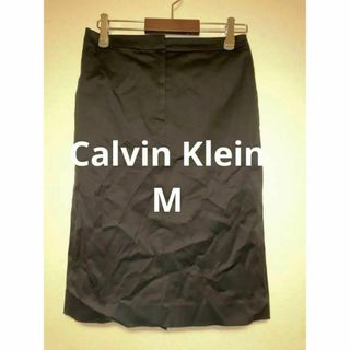 Calvin Klein カルバンクライン ブラック オンワード樫山 サイズ2(ひざ丈スカート)