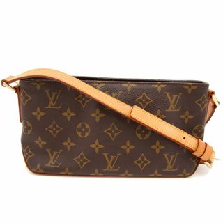 ルイヴィトン(LOUIS VUITTON)の良品 ルイヴィトン ショルダーバッグ モノグラム トロター M51240 LOUIS VUITTON ブランド レディース フランス製 斜め掛け ブラウン(ショルダーバッグ)