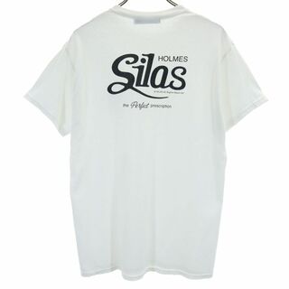 サイラス(SILAS)のサイラス バック プリント 半袖 Tシャツ M ホワイト SILAS メンズ(Tシャツ/カットソー(半袖/袖なし))