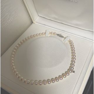 MIKIMOTO - 【超美品】ミキモトK18パールネックレス7.5-8mm 43cm