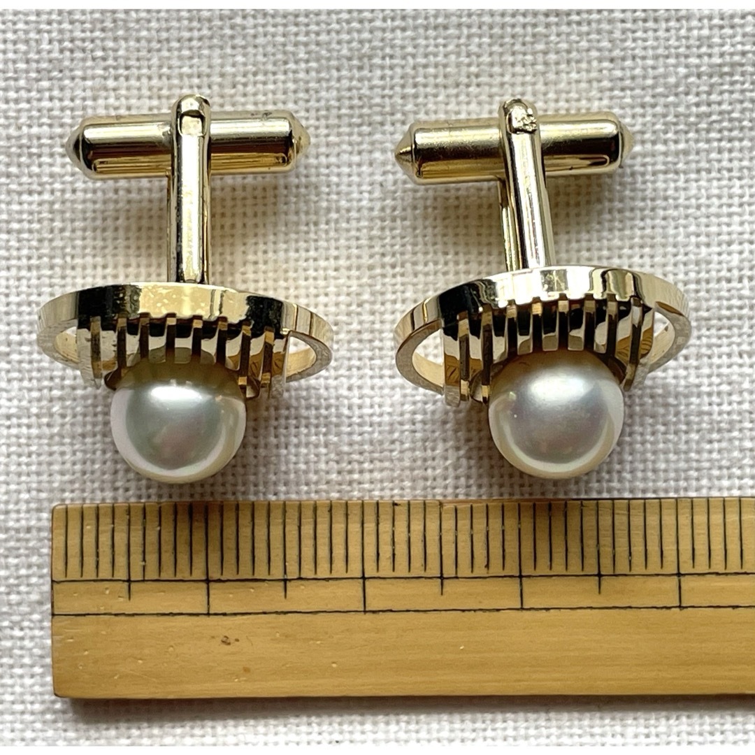 パール 真珠 カフス ネクタイピン ネクタイ留め セットの通販 by パール 真珠 カフス ネクタイピン ネクタイ留め セットの通販 by