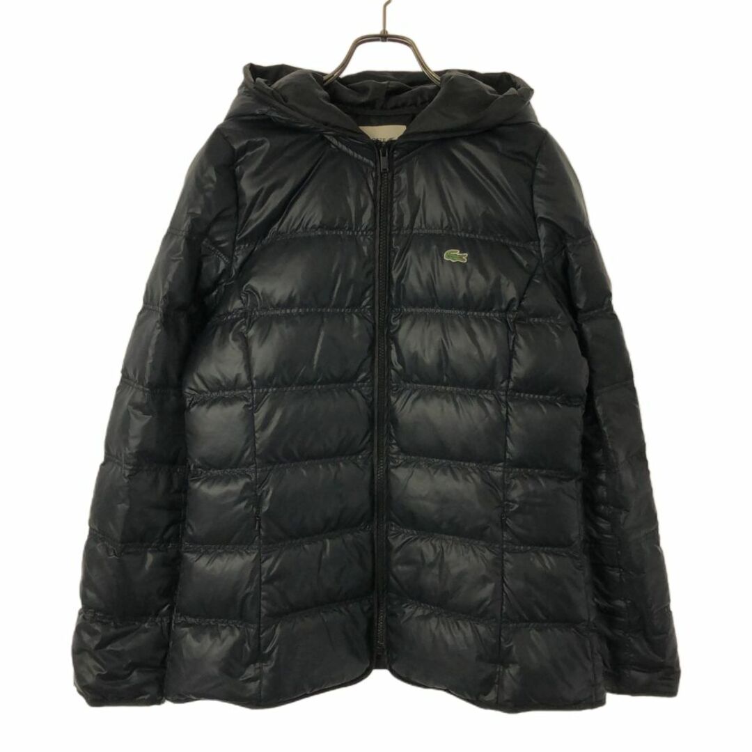 LACOSTE - ラコステ 長袖 ダウンジャケット 40 ブラック LACOSTE LACOSTE - ラコステ 長袖 ダウンジャケット 40 ブラック LACOSTE