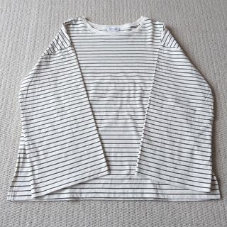 レプシィム(LEPSIM)の【LEPSIM】レプシィム 細ボーダー ベルスリーブ カットソー ロンT(Tシャツ(長袖/七分))