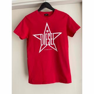 ディーゼル(DIESEL)のディーゼル　Tシャツ　レッド　サイズXS(Tシャツ/カットソー(半袖/袖なし))