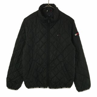 トミーヒルフィガー(TOMMY HILFIGER)のトミーヒルフィガー 長袖 キルティングジャケット L（12-14） ブラック TOMMY HILFIGER キッズ(ジャケット/上着)