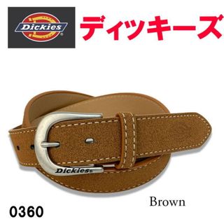 ディッキーズ(Dickies)のブラウン Dickies ディッキーズ 0360 35mm PUスエード ベルト(ベルト)