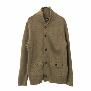 ビームス(BEAMS)のビームス 長袖 ニット カーディガン M ブラウン系 BEAMS メンズ(カーディガン)