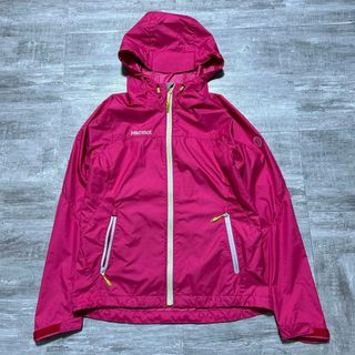 マーモット(MARMOT)の美品 Marmot マーモット ナイロンジャケット ウィンドブレーカー Sピンク(登山用品)