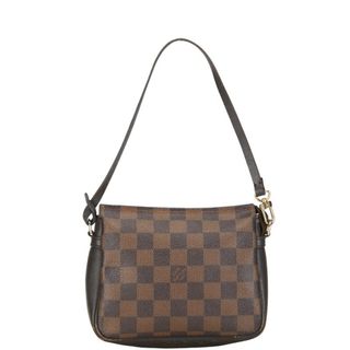 ルイヴィトン(LOUIS VUITTON)のルイ ヴィトン ダミエ トゥルースメイクアップ アクセサリーポーチ N51982 PVC レディース LOUIS VUITTON 【1-0152982】(ポーチ)