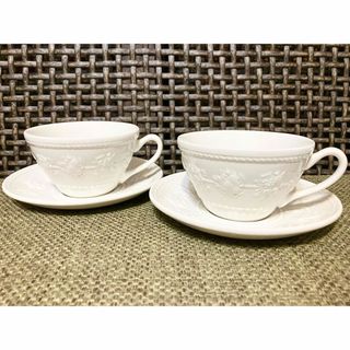 WEDGWOOD - ウェッジウッド　カップ&ソーサー　ホワイト　HOME ホーム　ティーカップ