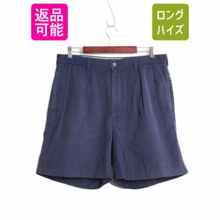 ラルフローレン(Ralph Lauren)の 90s ポロ ゴルフ ラルフローレン コットン チノ ショートパンツ メンズ 35 / 古着 90年代 オールド POLO GOLF ショーツ 短パン ツータック(ショートパンツ)