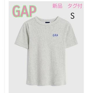 GAP - GAPアーチロゴ Tシャツ   トップス　Tシャツ　グレー　ギャップ　半袖