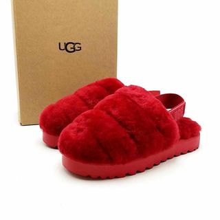 アグ(UGG)の超美品 アグ UGG スーパーフラッフスリッパ ファー 03-24052907(サンダル)