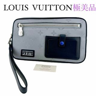 ルイヴィトン(LOUIS VUITTON)の極美品✨ルイヴィトン モノグラム アルファクラッチ クラッチバック メンズ(セカンドバッグ/クラッチバッグ)