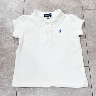 Ralph Lauren - 【 美品 】 ラルフローレン 半袖 ポロシャツ 襟 レース キッズ 100cm