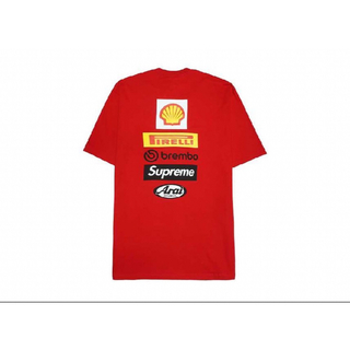 Supreme x Ducati Logos Tee Red XL(Tシャツ/カットソー(半袖/袖なし))